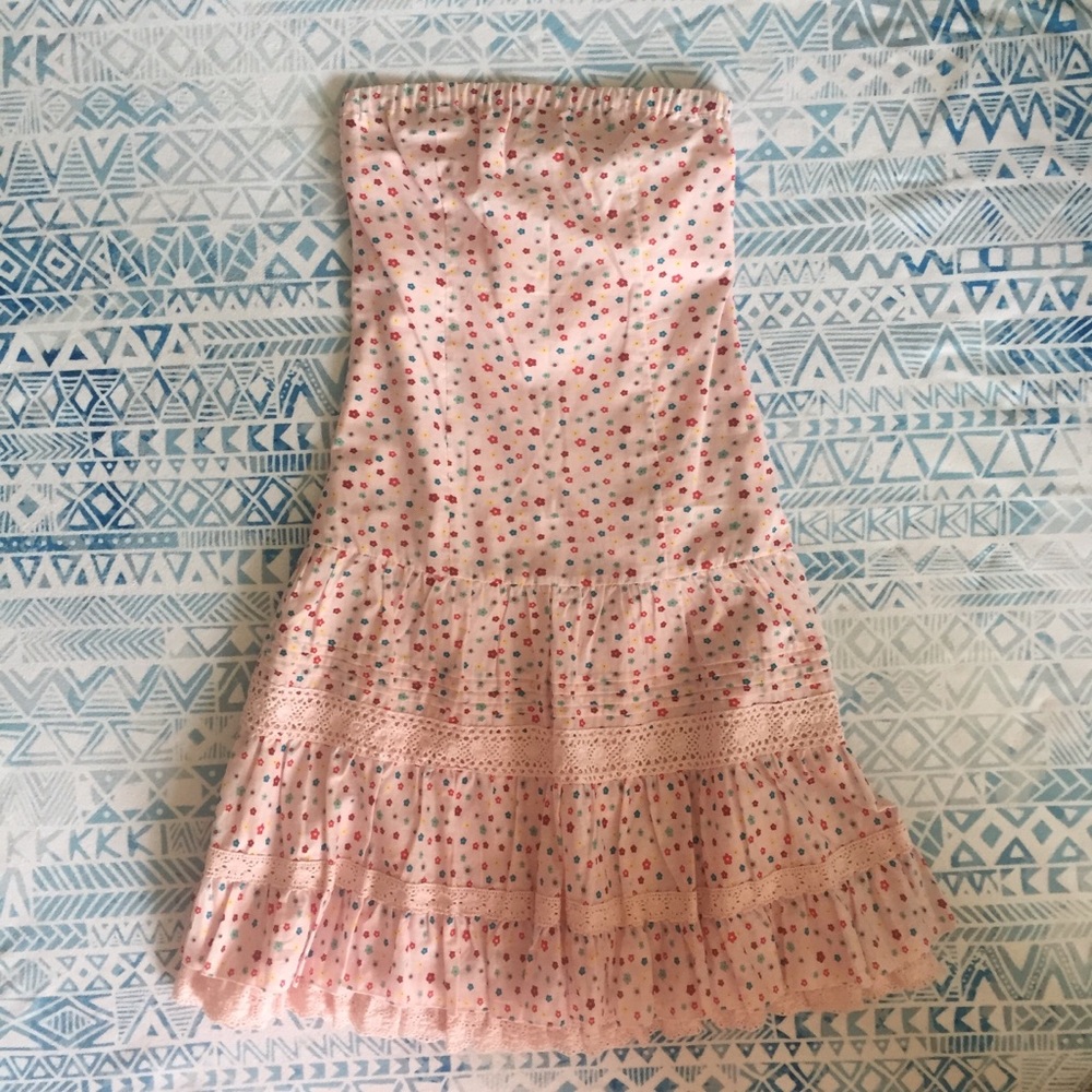 Pink Floral Kenzie Girl Dress